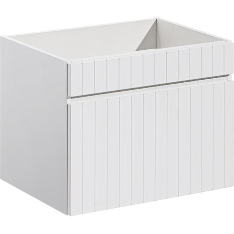 Waschtischunterschrank 60cm Zelie mit 1 Schublade, Weiß
