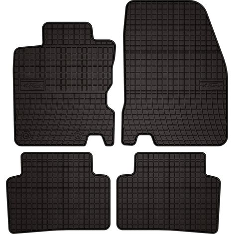 Alfombrillas de goma para Renault Kadjar SUV (2015-2022) - negras, montadas