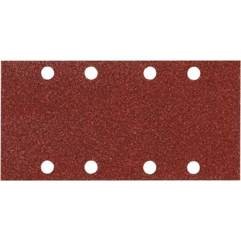 Disque abrasif rond aluminium 5 trous, grain 1000, lot de 10, pour ponceuse excentrique avec fixation Velcro (1/3)