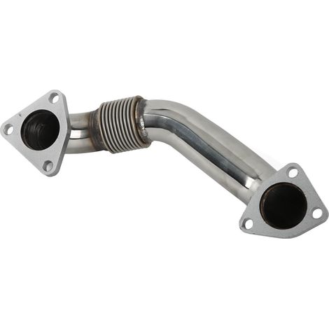 Tuyau d'échappement côté passager en acier inoxydable de rechange pour Duramax LB7 6.6L (1/5)