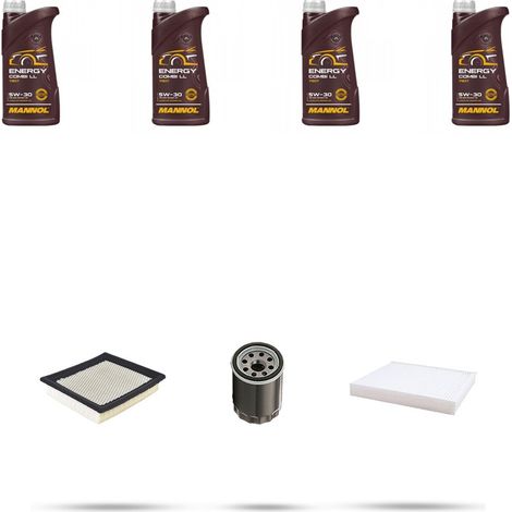 Kit tagliando 3 FILTRI e 4L OLIO compatibile con Nissan Teana 2.0 100kw Dal 2003 (1/4)