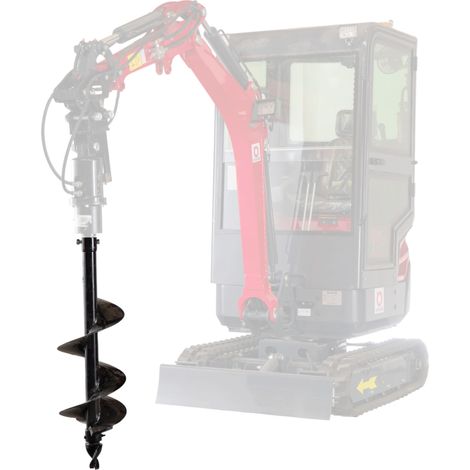 Tarière ø300 mm longueur 1000 mm pour mini pelle MW Tools MGAC8