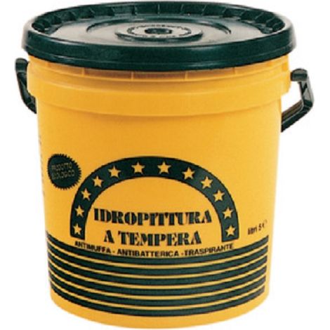 Peinture tempera 14 litres Peinture anti-moisissure inodore Mapekol pour usage interne et externe (1/2)
