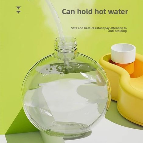 Set di 2 borracce per animali domestici, dispenser d'acqua per cani, borracce da viaggio portatili per animali, pieghevoli, adatte per acqua calda e fredda. (1/2)