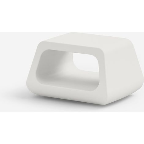 Tavolino polietilene da esterno e interno design contemporaneo Sugar - Bianco (1/3)