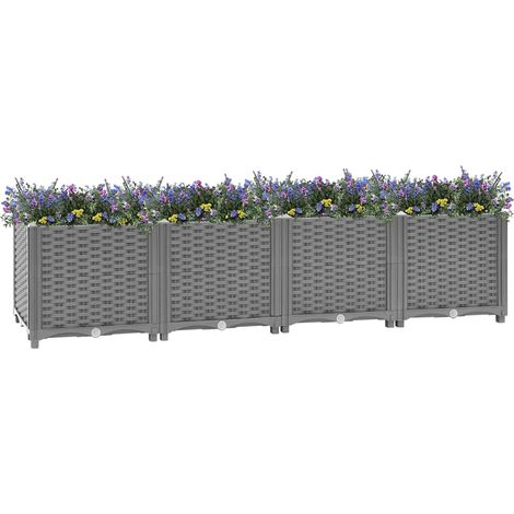 Maison Exclusive - Hochbeet 160x40x38 cm Polypropylen