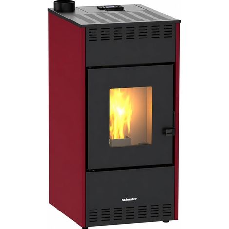 Estufa de Pellets 10 kW RHEA Burdeos Silenciosa hasta 90 m²