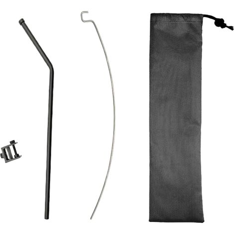 Support Pour Lanterne De Camping Tige Pliable Pour Lanterne D'extérieur Portable Pour Randonnée Barbecue Plage Tente Et Pêche (1/5)