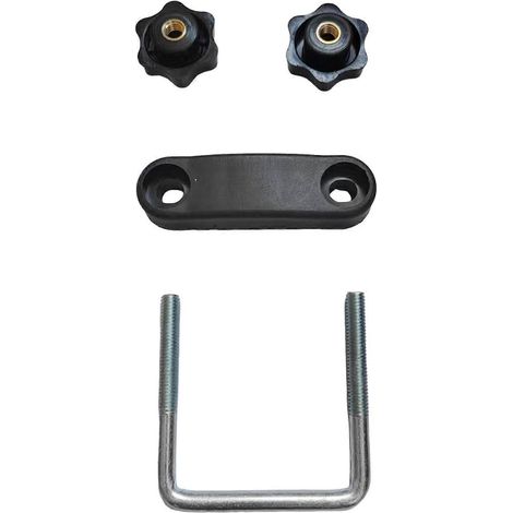 Fixation par boulon en U pour coffre de toit de voiture ou camion : installation facile et pratique pour chargement sur le toit (1/5)