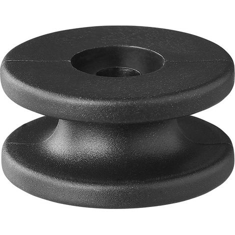 Gancio per corda tondo in PVC Ø30 x 15 mm