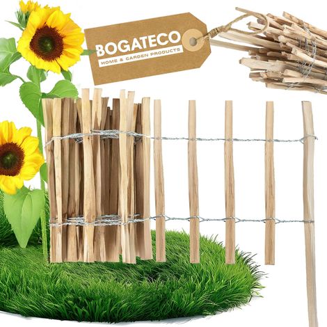 Clôture Déroulable Bogateco Noisetier 60x500 cm Ecart 4-5 cm (1/5)