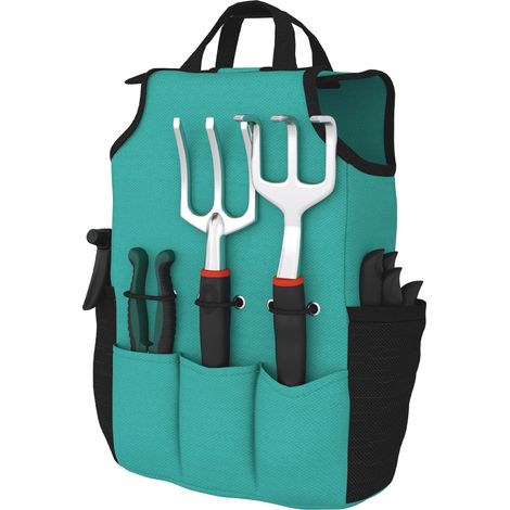Sécateur de jardin aluminium 9 pièces avec verrouillage de sécurité, sac de jardin léger, set de jardinage (1/5)