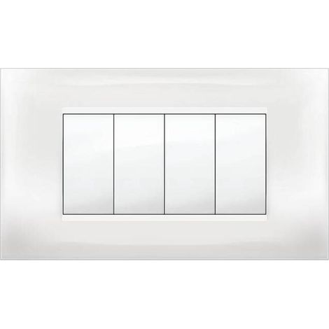 PLACCA MIVIDA PLANA BIANCO 4P