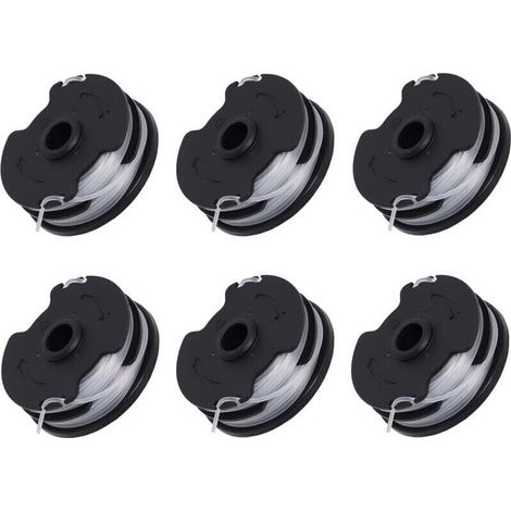 Lot de 6 bobines de rechange pour débroussailleuse sans fil Parkside PRTA 20-Li C3 IAN351753 (1/5)