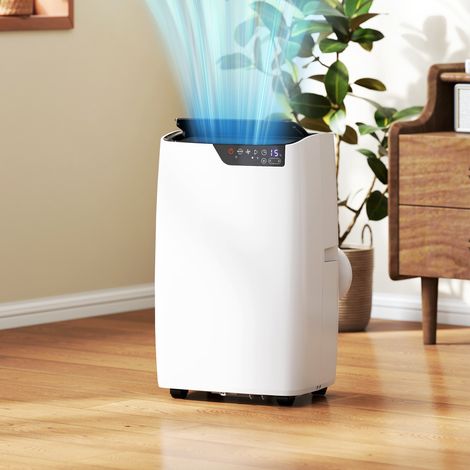 Climatiseur portable 12000 BTU climatisation déshumidification ventilateur mode veille contrôle vocal WiFi