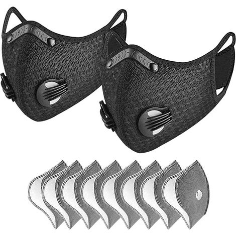 Masque de protection respiratoire 6 couches – Filtration EAPI – Ajustement parfait – Compatible avec filtres à charbon actif (1/5)