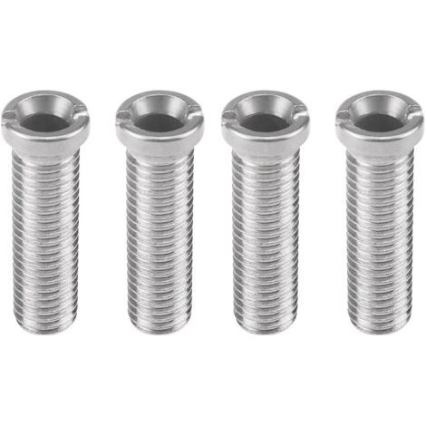 Lot de 4 vis à panier d'évier en acier inoxydable 45 mm M12 - Argent (1/5)