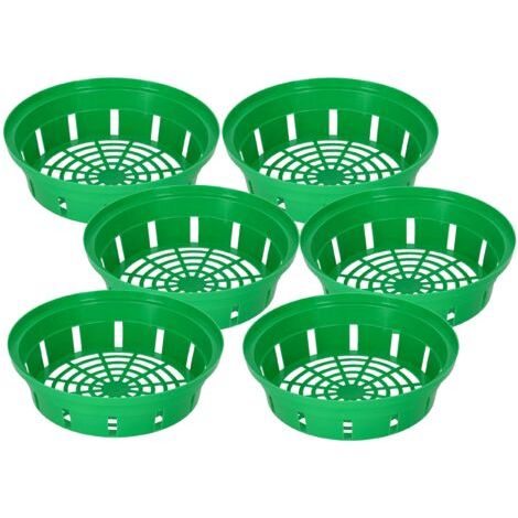 Set 6 pièces Panier À Bulbes - ⌀ 230 mm - Vert - Corbeille Plantation Tulipes - Accessoire Plantation Bulbes - Plastique-NANOTEH (1/5)