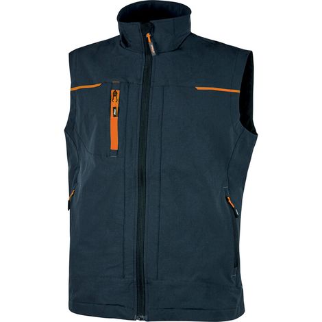 U-POWER GILET SATURN BLUE/ARANCIO TG. M