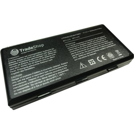Trade-Shop Li-Ion Akku für MSI CR630-V1216FD CR630-V1225FD CR630-V1225W7P CX-700 MS-1681 MS-1683 MS-1731 - 10,8V/11,1V 6600mAh