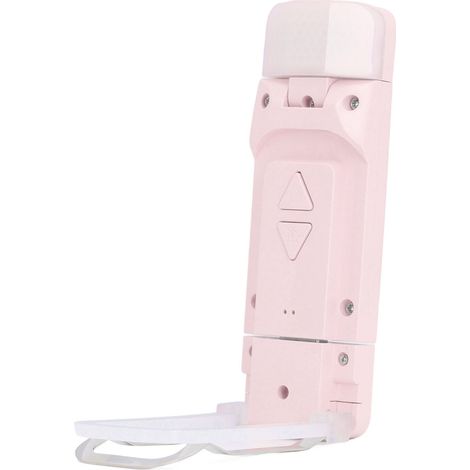 Lampe de lecture pliable à pince LED rechargeable USB, 3 modes de couleur, idéale pour la réparation, la lecture et l'inspection de bijoux (rose). (1/5)