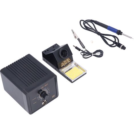 Station de soudage 90W HK-901EU, bouton de réglage température, fer à souder, prise 220V, machine à braser professionnelle (1/5)