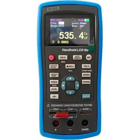 Instrument de Test de composant ESR de Compteur LCR Portable CKT431 CKT431 CKT432 CKT433(CKT433 (100KHz)) (1/5)