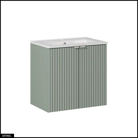 Meuble sous vasque - 60 cm - avec Vasque à encastrer - ROSEAU (1/5)