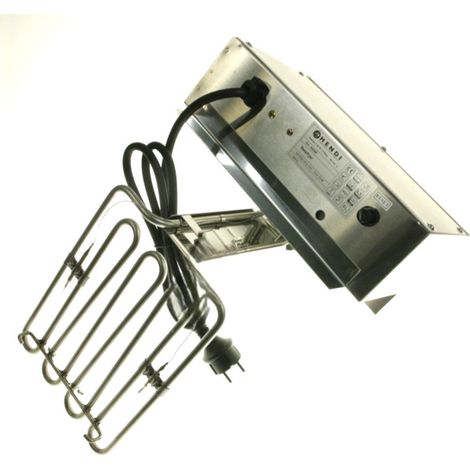 Bloc de commande et résistance pour friteuse Hendi – Puissance 3500W – Longueur 315mm – Largeur 186mm – Résistance inférieure