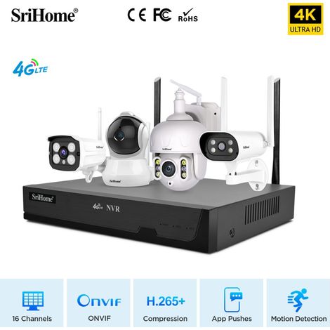 "Sicurezza garantita con NVS007 SriHome NVR: 16 canali 5/8 megapixel e connessione 4G LTE per casa e azienda" (1/5)