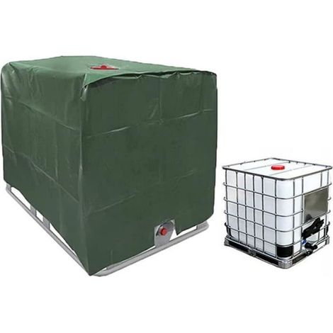 Bâche De Réservoir d'eau, Bâche Couverture Réservoir IBC, Bache pour Cuve 1000L IBC, Housse Imperméable pour Parasol IBC avec [836] (1/4)