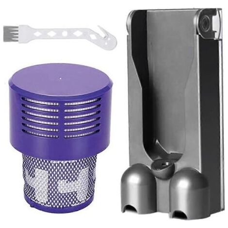 Accessoires pour aspirateur V10 (SV12) : station d'accueil murale et kit de filtre, référence 969042-01 (1/5)