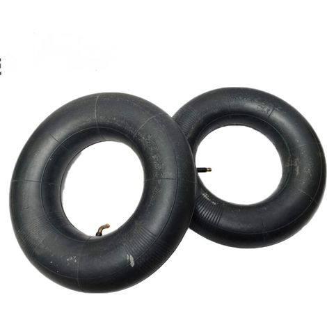 Lot de 2 chambres à air de 4,10/3,50-6" pour chariot à main, chariot de transport, chariot à main, chariot de jardin, tondeuse à gazon, tube de rechange de 4,10-6 A (1/5)