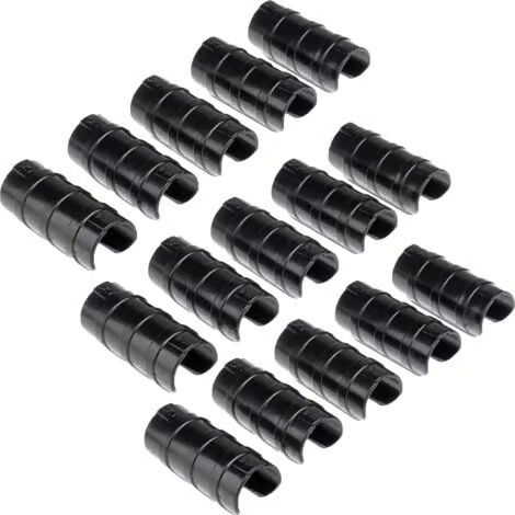 15 colliers de serrage de 32 mm (1,26") pour tuyaux de serres et armatures de bâtiments de jardin, protection de films et de bannières. (1/4)