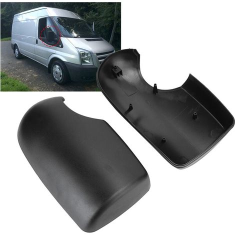 2-piece spare side mirror cover/cap suitable for FORD TRANSIT MK6 MK7 2000 2001 2002 2003 2004 2005 2006 2007 2008 2009 2010 2011 2012 2013