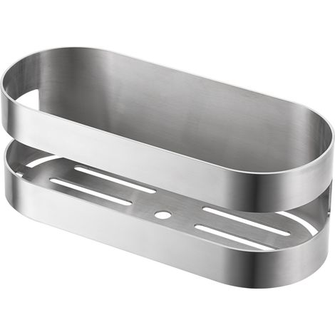 IMEX Portasapone frontale en acier inoxydable S304 et laiton finition nickel brosse Portasapone Nirmala Imex-ADL012-NQ (1/2)