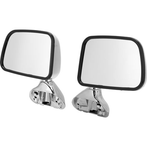 Rétroviseur Extérieur Droit et Gauche Électroplaqué Sécurité Conduite Compatible HILUX 1988-2005 (1/5)