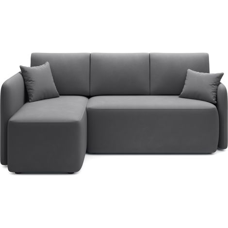 Sofá de esquina colección HEDSON color Gris oscuro (1/3)
