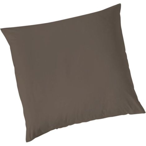Vario Kissenbezug Jersey dunkelbraun, 80 x 80 cm Dekokissen