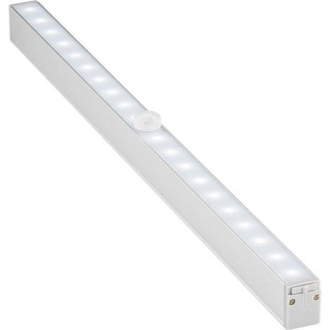 Lampe LED pour dessous d'armoire avec détecteur Goobay 55498 LED intégrée Puissance: 2.2 W blanc lumière du jour (1/5)