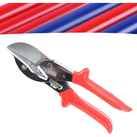 Cisailles à angle 45° polyvalentes pour gaine tuyau caoutchouc plastique (1/5)