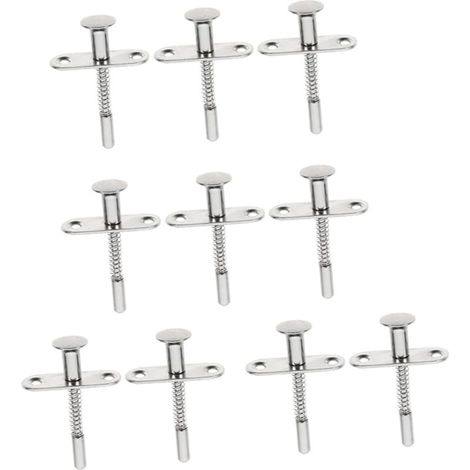 10 pièces Lot de Loquets à Ressort inox (1/5)