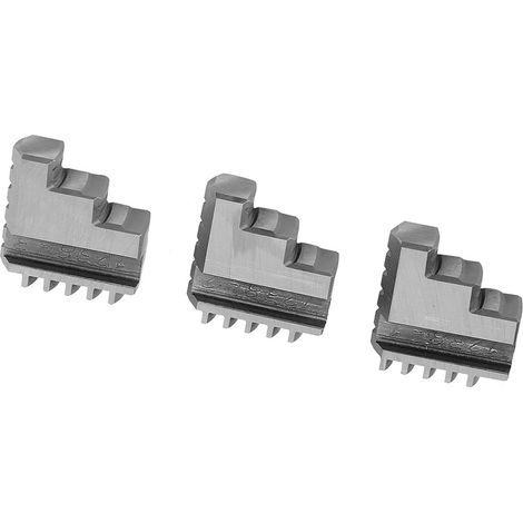 Lot de 3 paires de mors intérieurs K11-80 à centrage automatique pour tour à métaux, outil d'usinage des métaux (1/5)