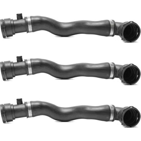 3 durites d'eau de radiateur pour système de refroidissement supérieur avec vis de purge pour BMW E39 525I 528I 530I 1999-2003 11531705223 (1/5)