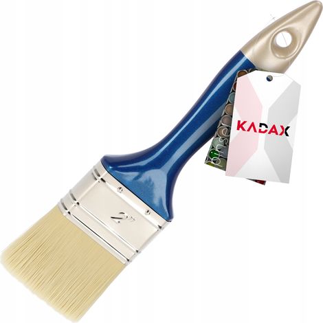 KADAX Pinsel aus Kunststoff, Flachpinsel, Malerpinsel, Borstenpinsel, 2&quot
