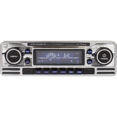 Caliber RMD120DAB-BT Autoradio kit mains libres bluetooth, avec antenne DAB, design rétro Y131092 (1/5)
