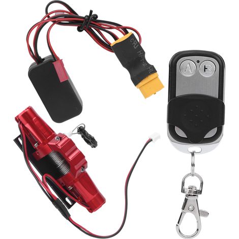 Télécommande pour treuil à double moteur compatible avec les voitures radiocommandées D90, Axial SCX10, TRX4 et TF2 à l'échelle 1/10 (prise XT60). (1/5)