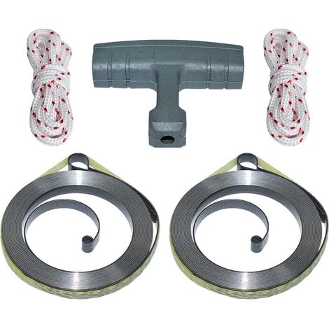 Kit de corde avec poignée de ressort de lanceur compatible Husqvarna 261 262 262XP 261EPA Tronçonneuse Remplace 501630202. (1/5)