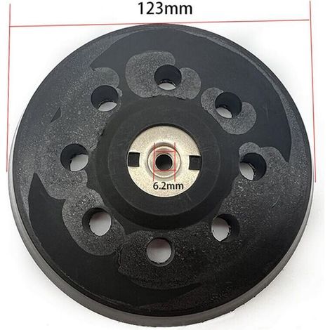 Plateau de ponçage Ø 125 mm – 8 trous pour ponceuses Metabo – Finition mi-dure pour surfaces planes et incurvées – Matériaux élastiques - 631220000 (1/5)