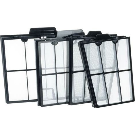vhbw 4x filtro de polvo grueso compatible con Dolphin Active 30, 30i, 20 aspiradora, robot de piscina - Filtro grueso, 22 x 19,7 x 7,5 cm (1/4)